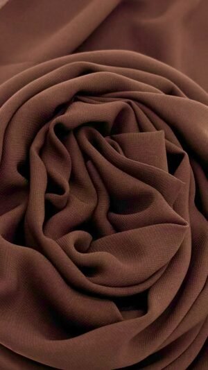 Chocolate Brown Indonesian soft chiffon hijab