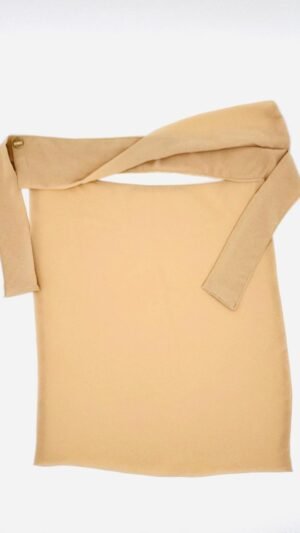 Beige Chiffon Full Niqab