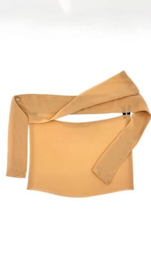 Beige Chiffon Small Niqab