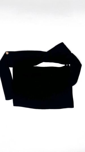 Black Chiffon Small Niqab