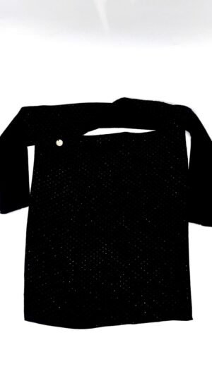 Black Premium Chiffon Full Stone Niqab