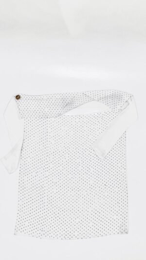 White Premium Chiffon Full Stone Niqab