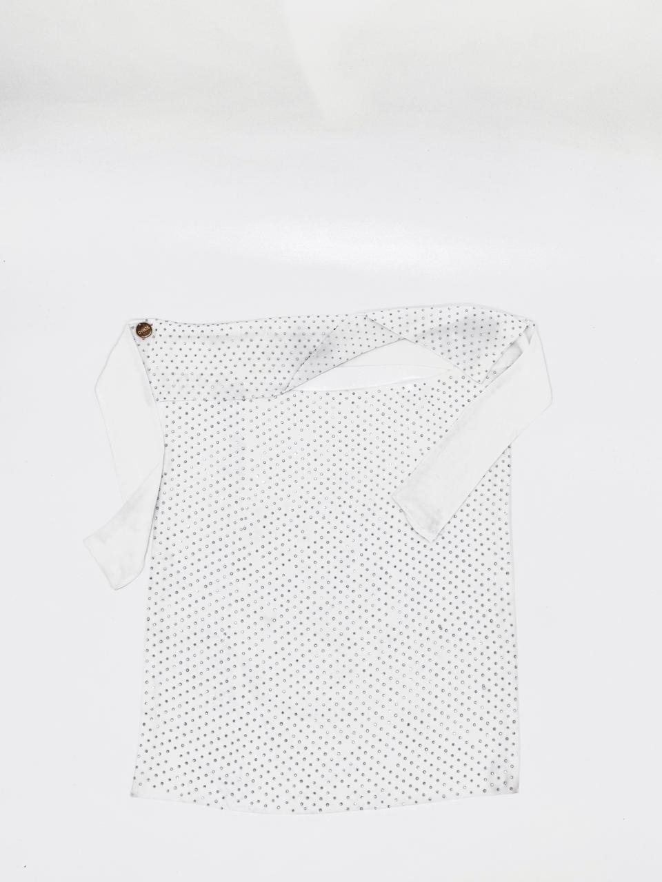 White Premium Chiffon Full Stone Niqab