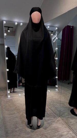 Black Nida Khimar set