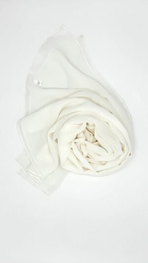 Off White Indonesian soft chiffon hijab